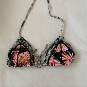 Luli fama triangle bikini top